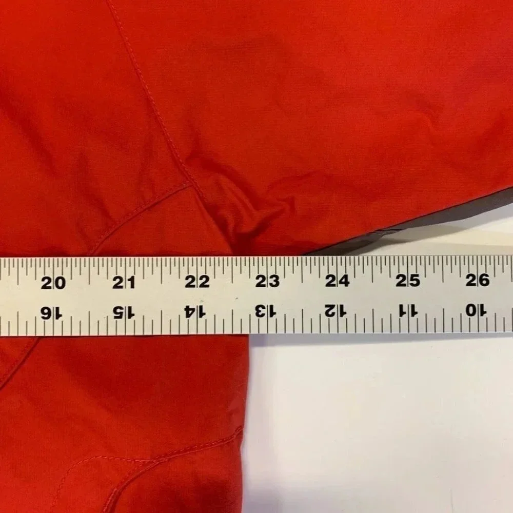 The North Face Men's Hydrenalite Two Tone Red Long Sleeve Hooded Jacket‎ Size M